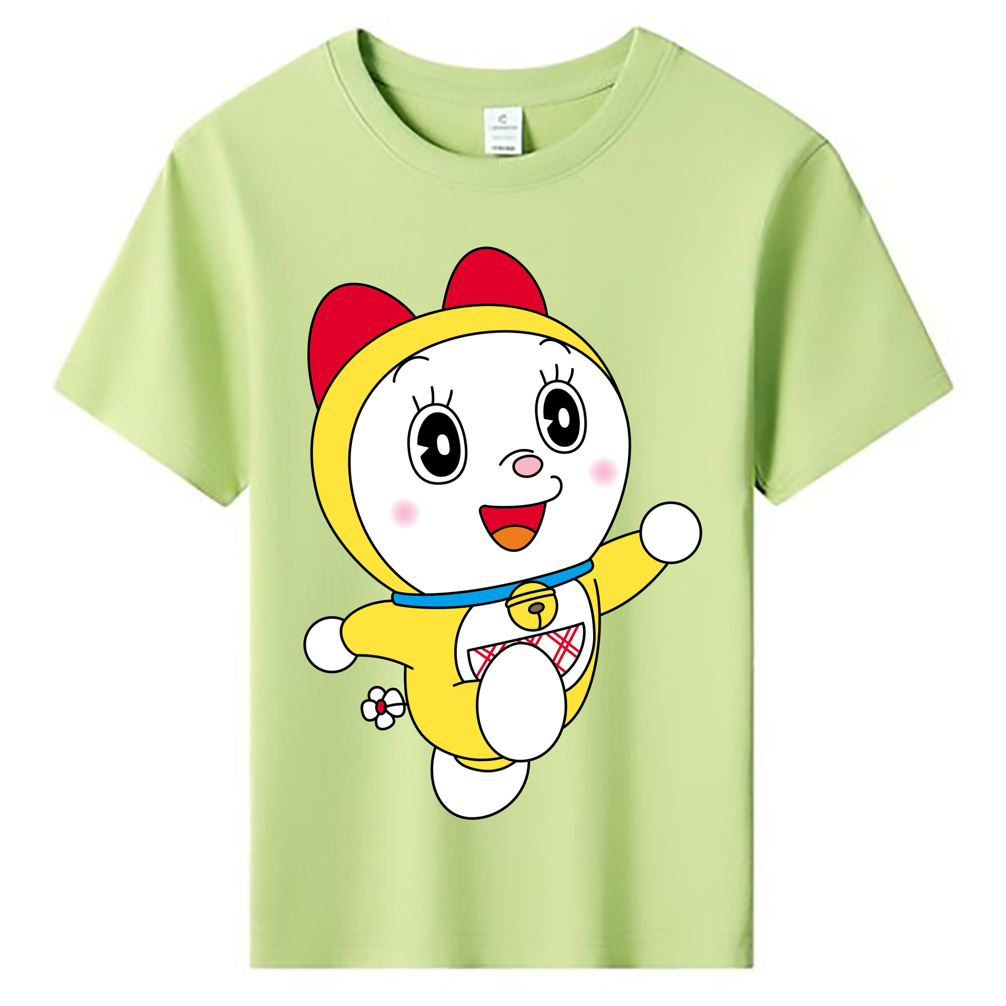 （画像用） ドラえもん ドラミ Doraemon Dorami 綿100％キッズTシャツ（フロントプリント）